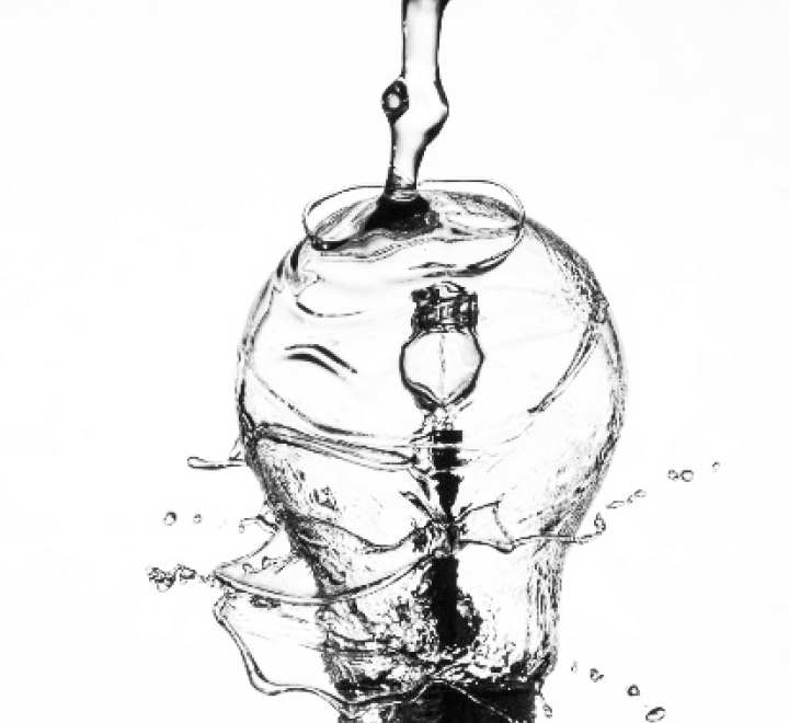 塩素を除去する画像